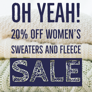 20% Off Women's Sweaters & Fleece