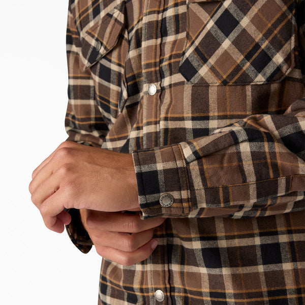 Sherpa Lined Flannel Shirt Jacket
