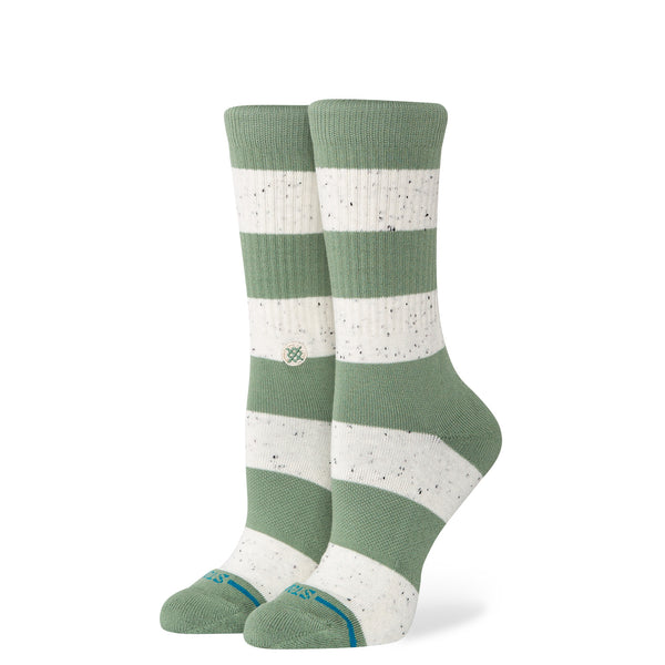 Women's Nep Stripe Crew Socks