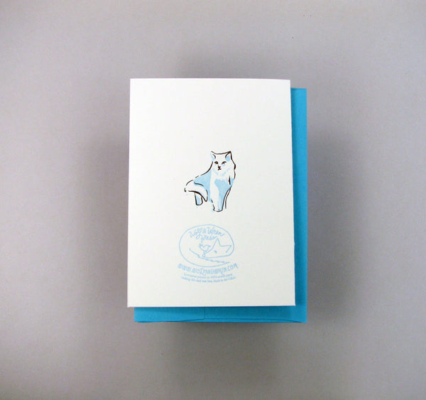 Wolf & Wren Cat Thank You Card