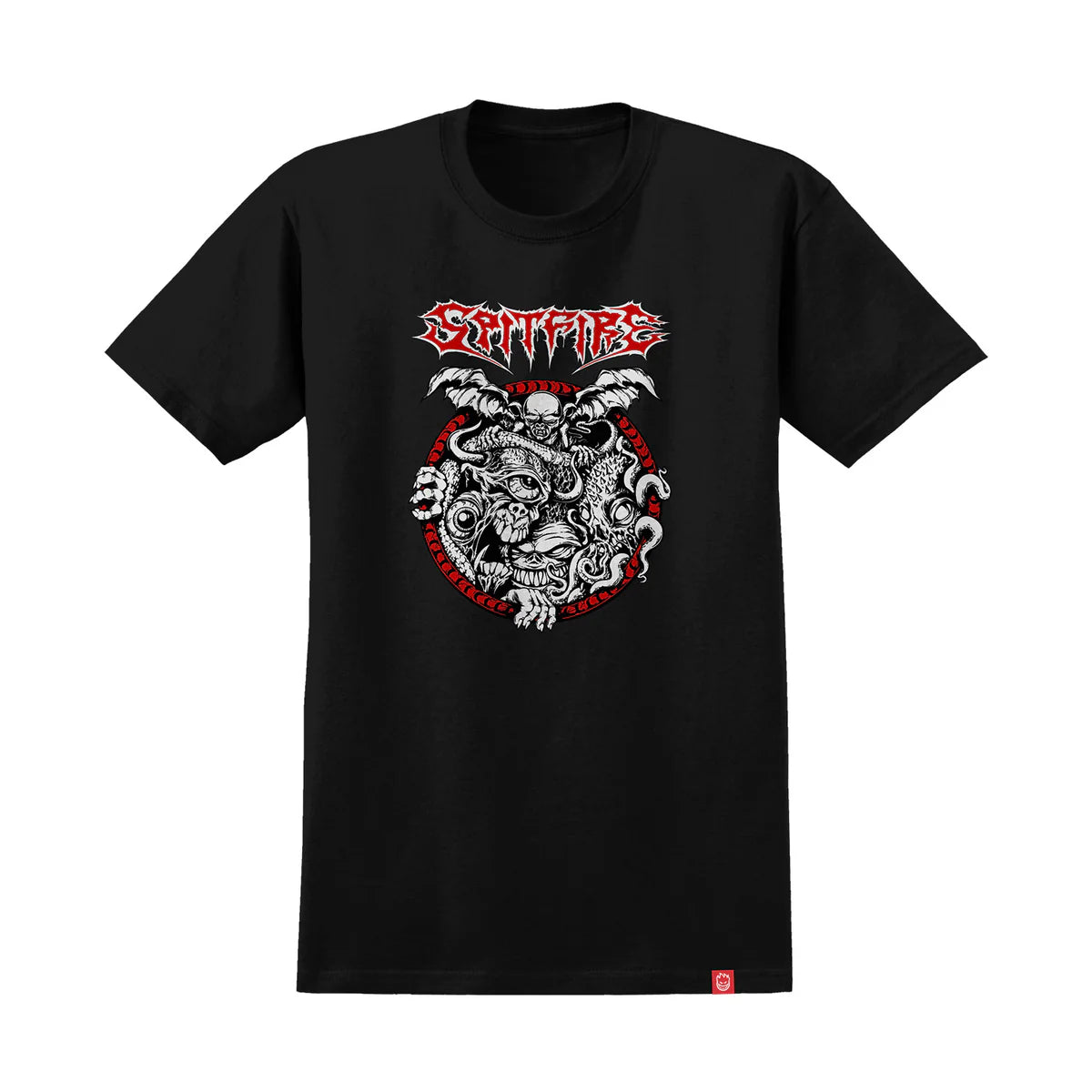 Demon Gate T-Shirt - Black Red White