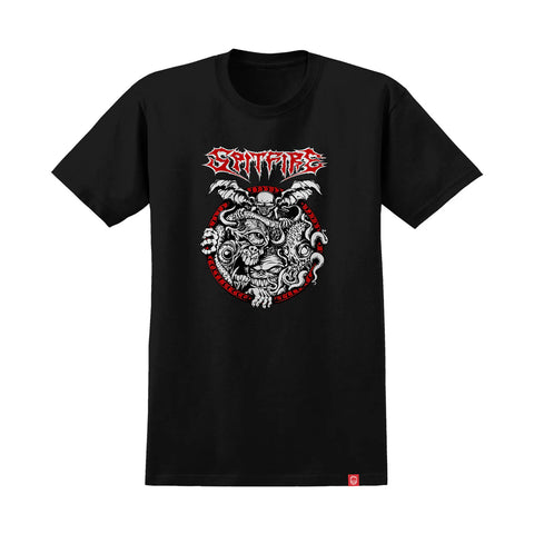 Demon Gate T-Shirt - Black Red White