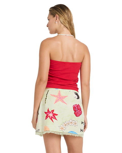 Lottie Hall Woven Mini Skirt