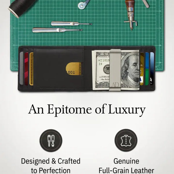 Money Clip Bifold Wallet