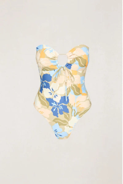 Blanca Floral Bandeau One Piece