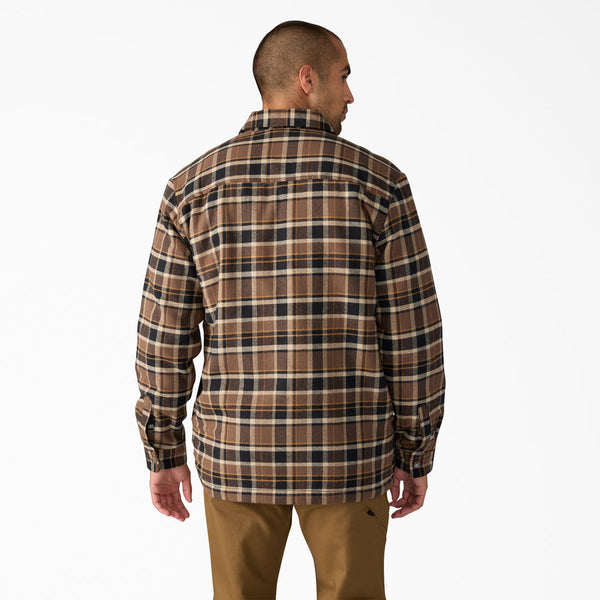 Sherpa Lined Flannel Shirt Jacket