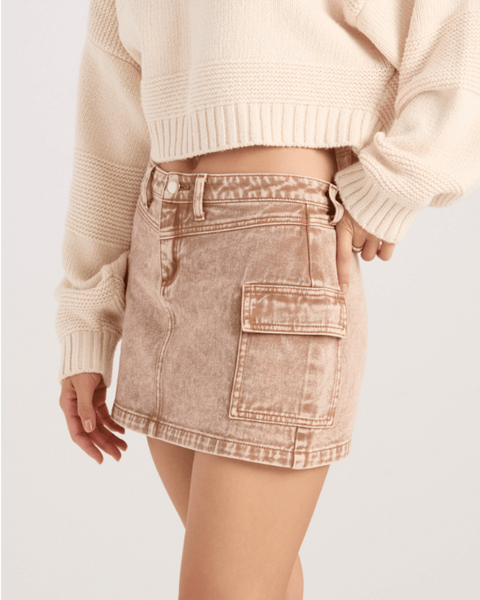 Delia Cargo Mini Skirt