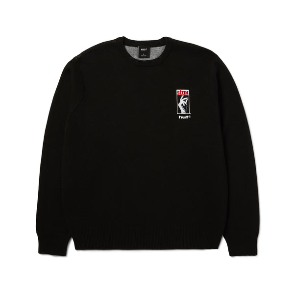 Black Moses Knit Sweater