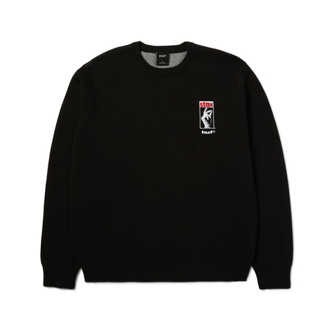 Black Moses Knit Sweater