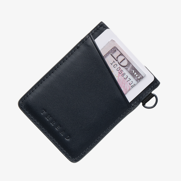 Vertical Leather Wallet