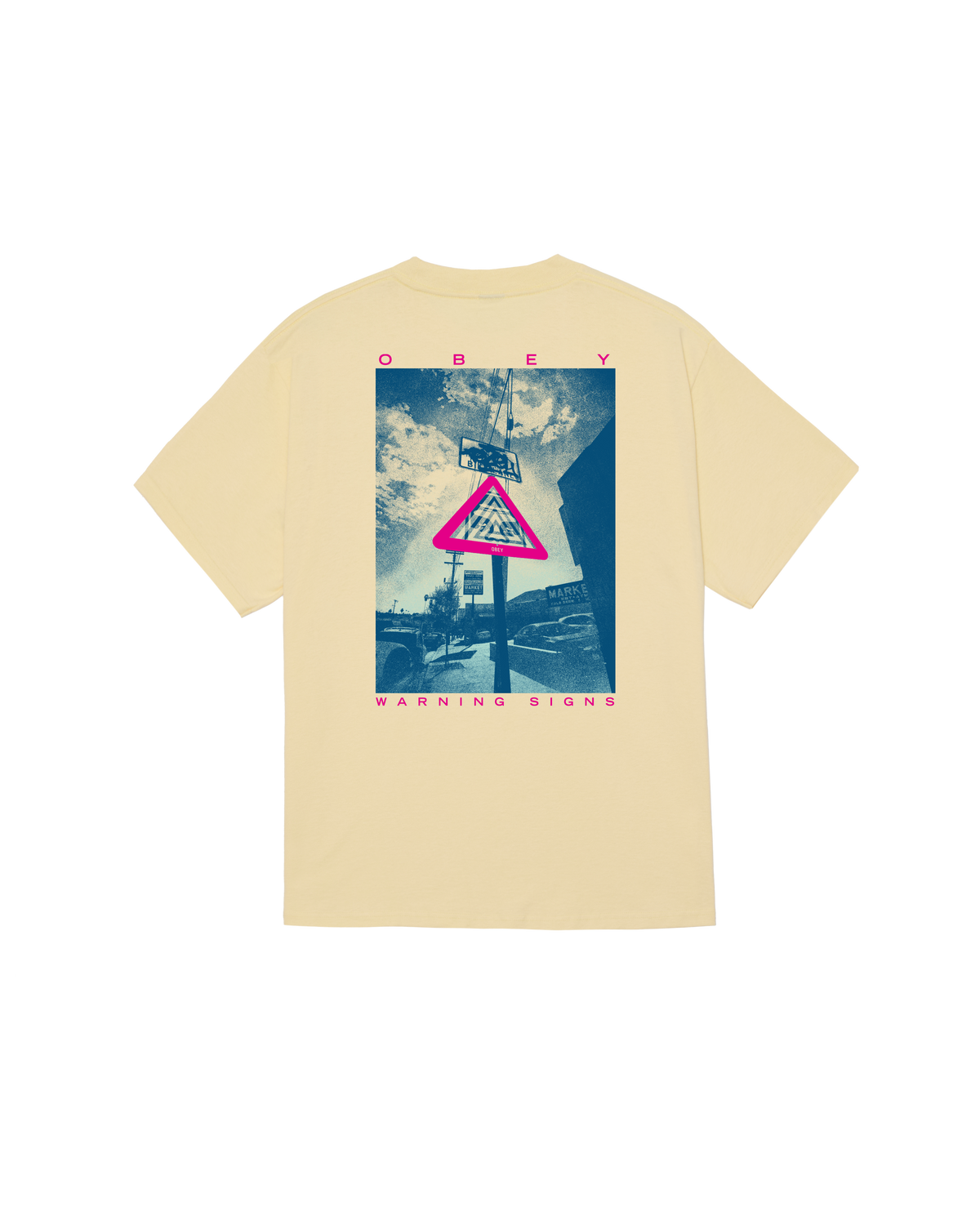 Obey Warning Sign Tee