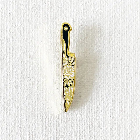 Floral Knife Pin