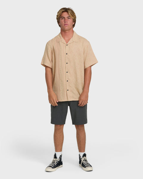Garage Nashau Jacquard Short Sleeve Woven