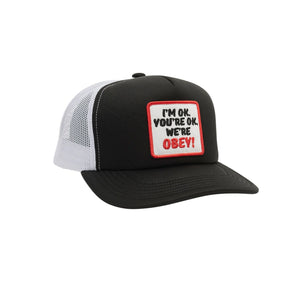 Obey Okay Foam Trucker Hat - Black