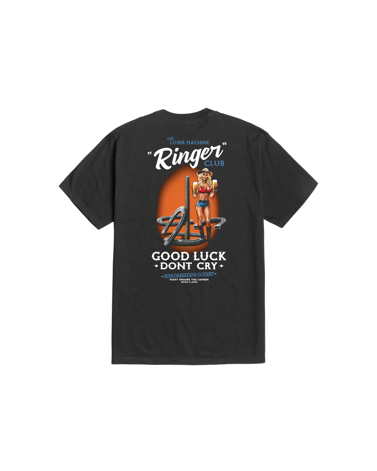 Ringer Club Stock T-shirt - Black