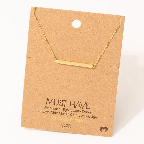 Thin Bar Pendant