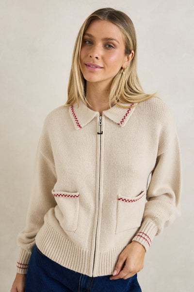 Frankie Dual Zip Cardigan