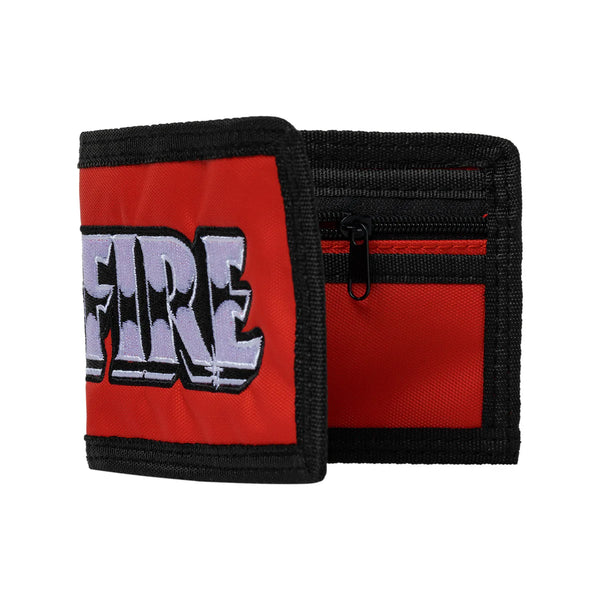 Spitfire Burnout Script Wallet - Red Black