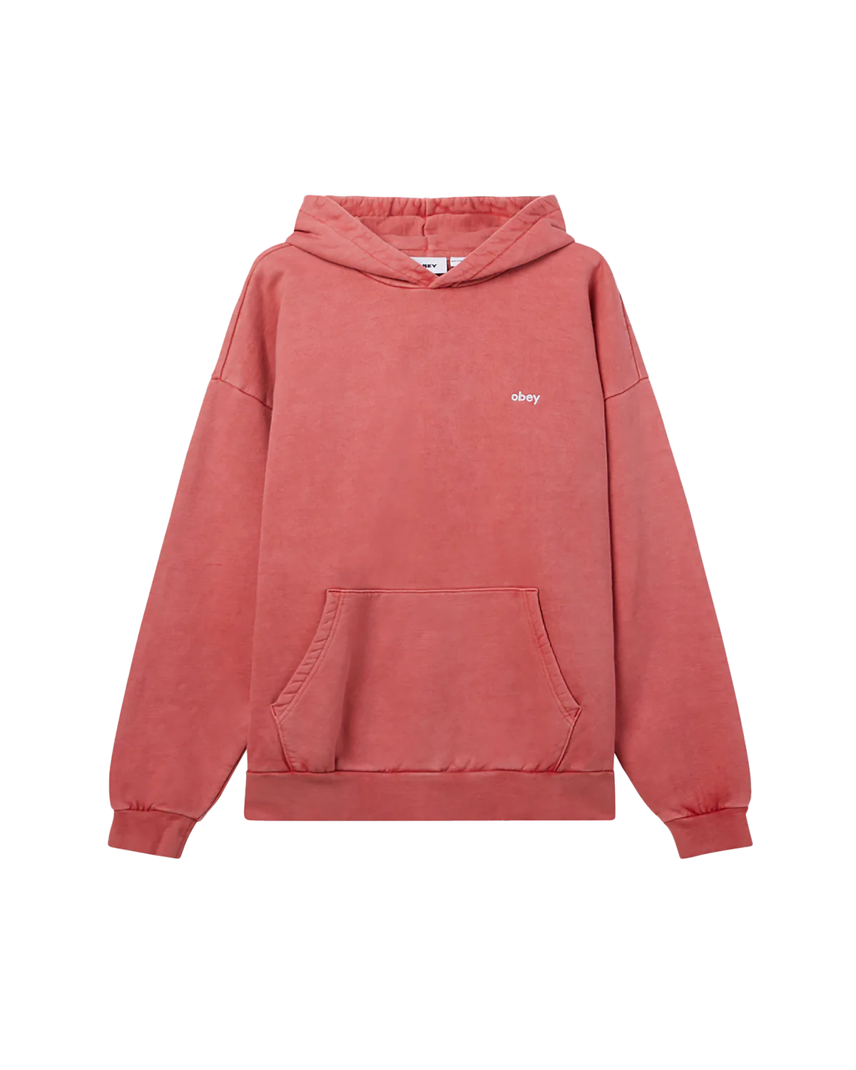 Lowercase Pigment Hood - Mineral Red