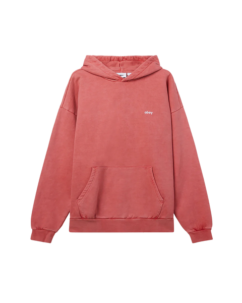 Lowercase Pigment Hood - Mineral Red