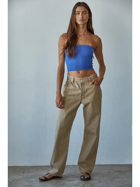 Seamless Ribbed Tube Top
