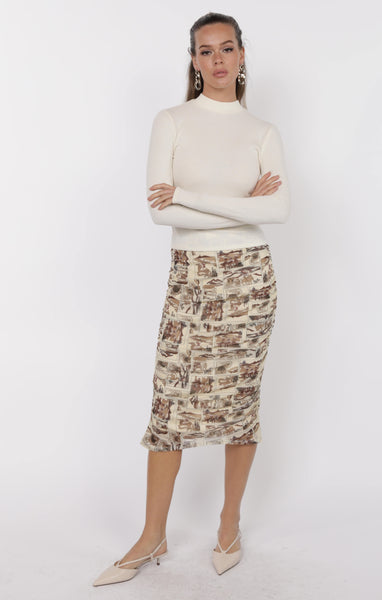 Elsewhere Mock Neck Shirt