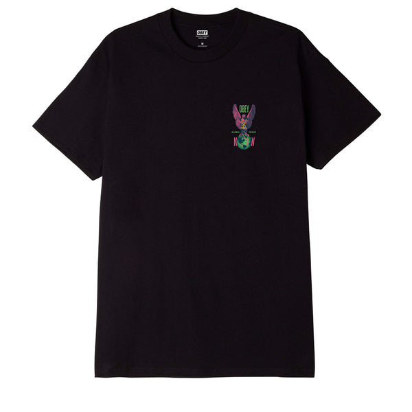 Obey Peace Eagle T-Shirt - Black