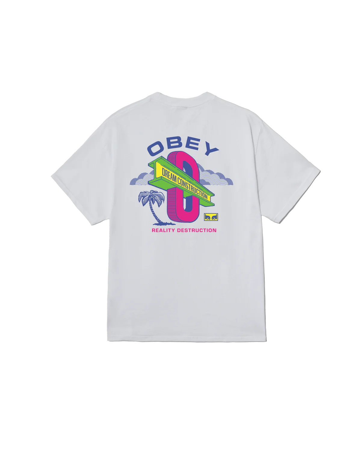 Obey Dream Construction Classic Tee - White