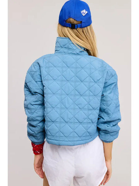 Quilted Cropped Puffer Jacket