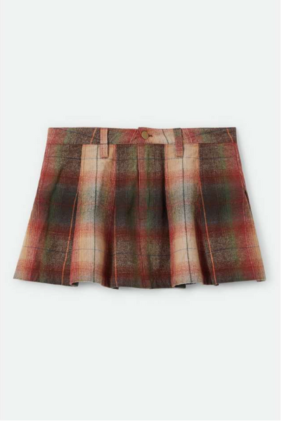 Pleated Mini Skirt