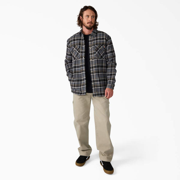 Sherpa Lined Flannel Shirt Jkt