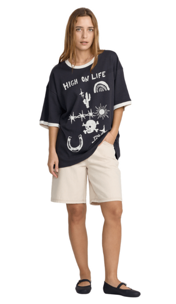 Dani Miller Oversized Ringer T-Shirt