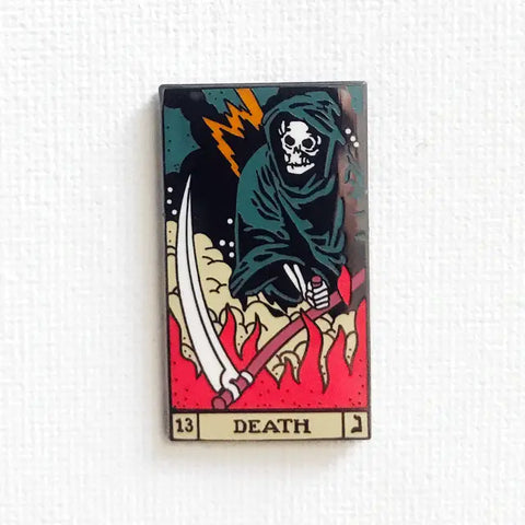 Death Tarot Card Pin 2