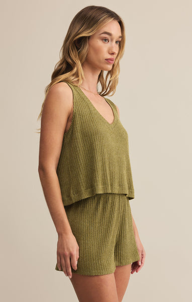 Sloane V-Neck Rib Tank
