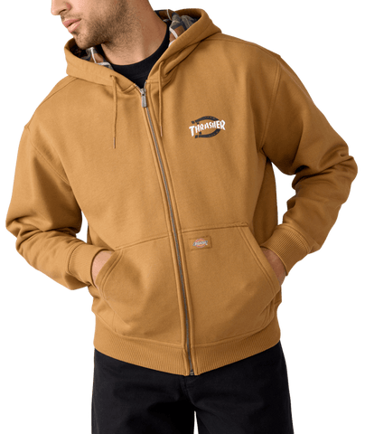 Thrasher x Dickies Zip Through Hoodie