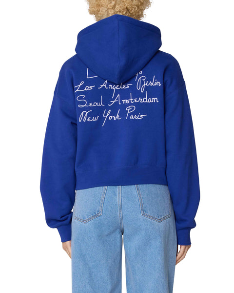 Cities Cropped Hoodie