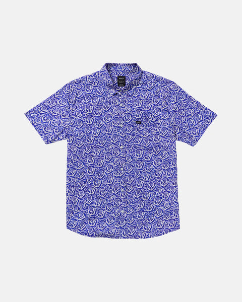Barba Roses Short Sleeve Woven Shirt