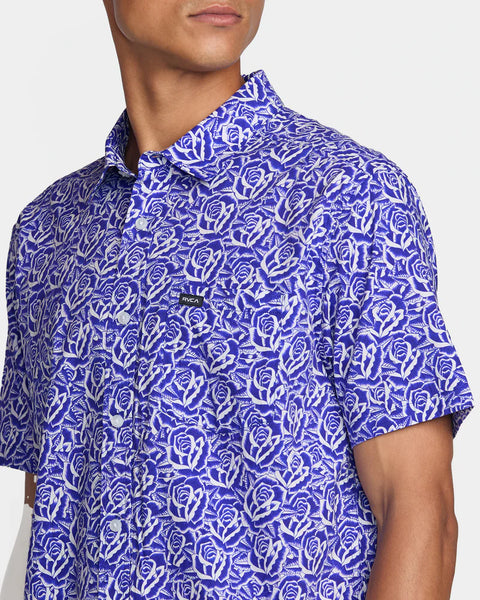 Barba Roses Short Sleeve Woven Shirt