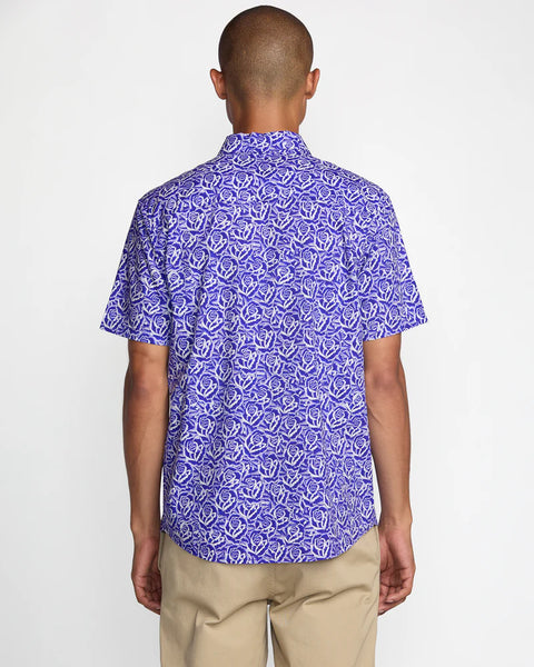 Barba Roses Short Sleeve Woven Shirt