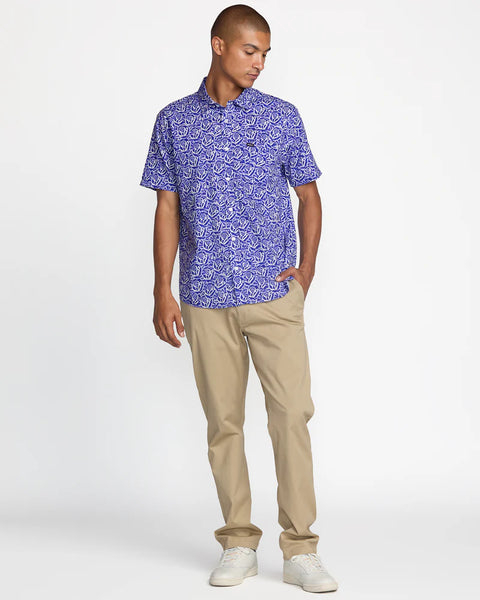 Barba Roses Short Sleeve Woven Shirt