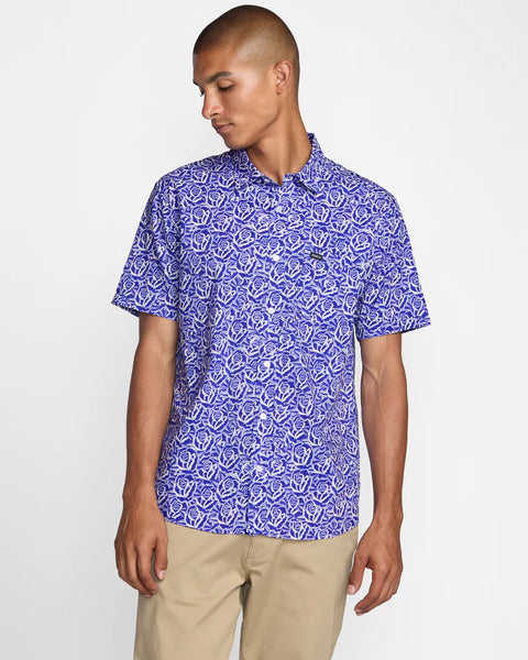 Barba Roses Short Sleeve Woven Shirt
