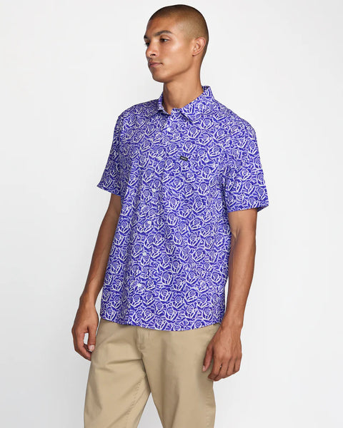 Barba Roses Short Sleeve Woven Shirt
