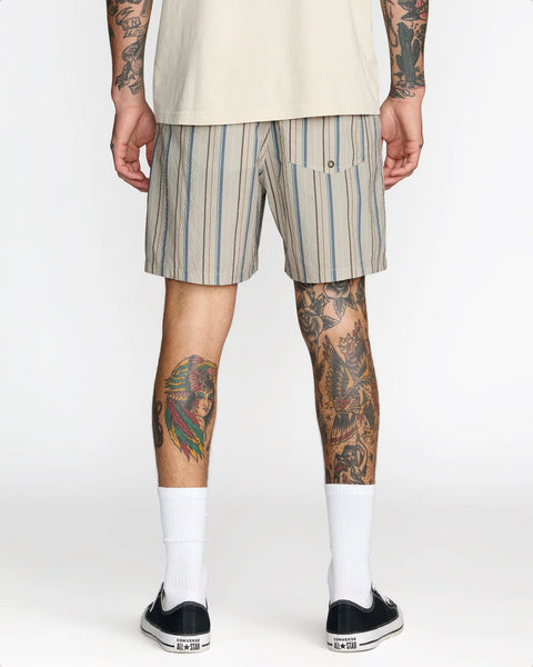 Exotica Seersucker Elastic 17" Shorts