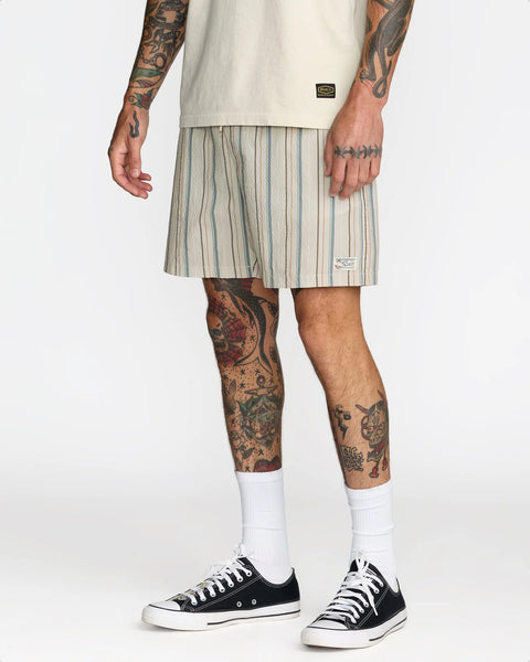 Exotica Seersucker Elastic 17" Shorts