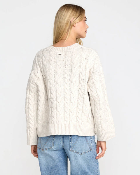 Cable V-Neck Sweater
