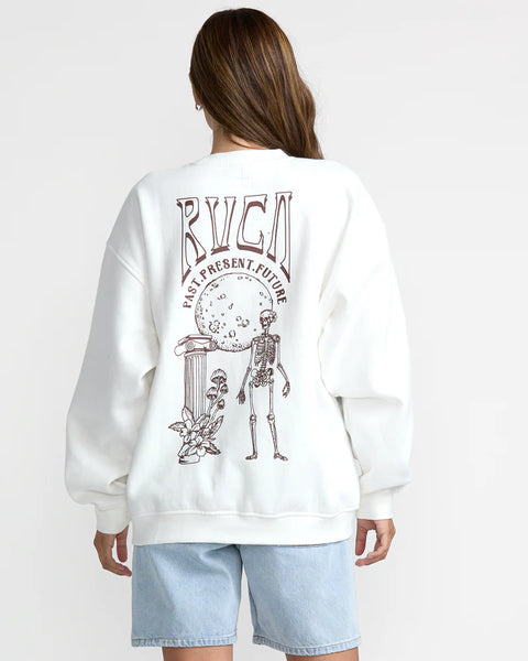 Baggy Boyfriend Crew - Vintage White