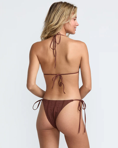 Sweetness Tie Side Skimpy Bikini Bottom - Mocha