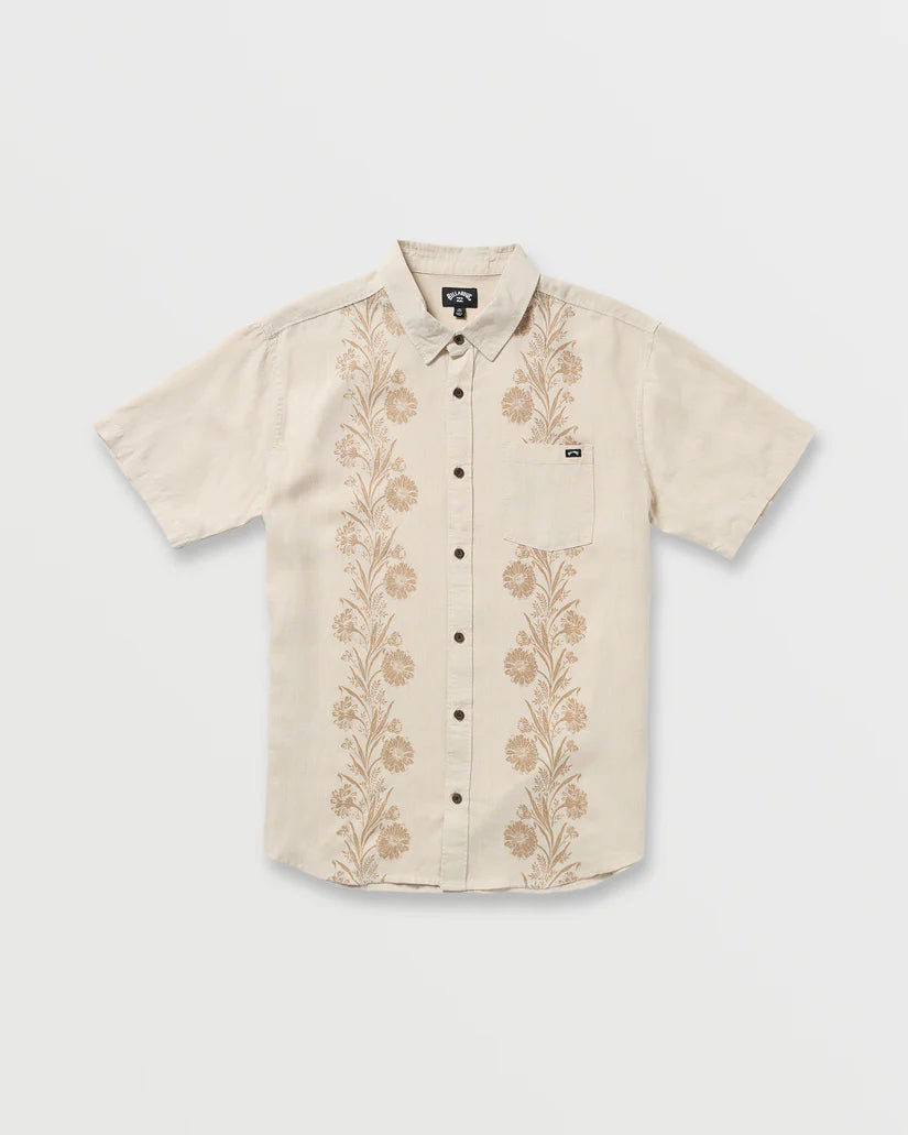 Cordoba Short Sleeve Woven Shirt - Stone