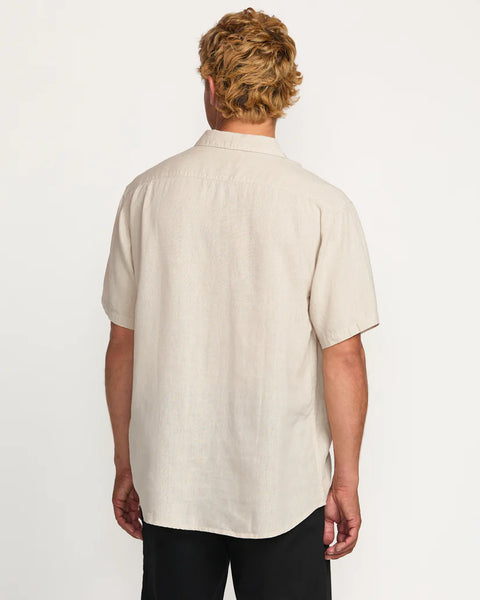 Cordoba Short Sleeve Woven Shirt - Stone
