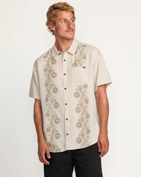 Cordoba Short Sleeve Woven Shirt - Stone